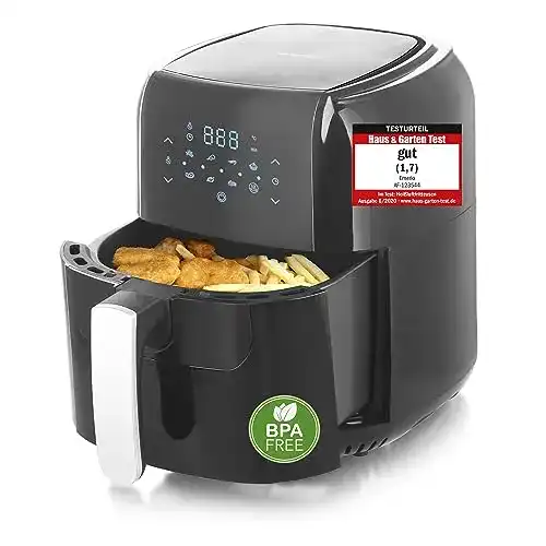 Heißluftfritteuse Emerio – Digitaler Airfryer für vielseitige Zubereitung