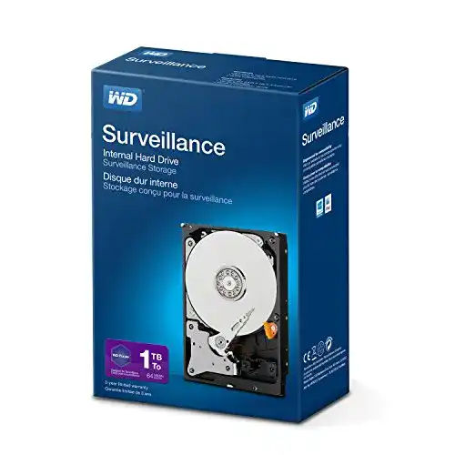 1TB Western Digital WD Purple Überwachungsfestplatte für DVR-Systeme