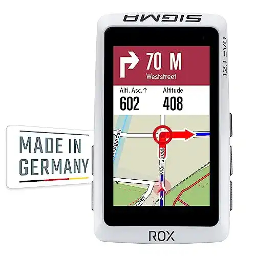 Fahrrad-Navi Sigma GPS Fahrradcomputer Rox 12.1 Evo Basic Set