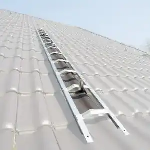Dachleiter Weise Steigtechnik – Dachauflegeleiter 4,07 m aus Aluminium