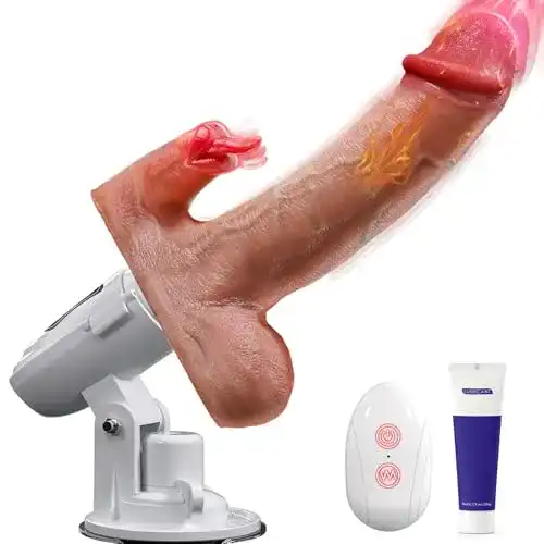 Tagnaff Stoßvibrator mit 8 Funktionen und Heizung für Frauen
