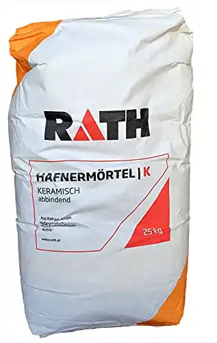 Schamottemörtel Rath AG 25 kg für Kachelöfen und Feuerstellen