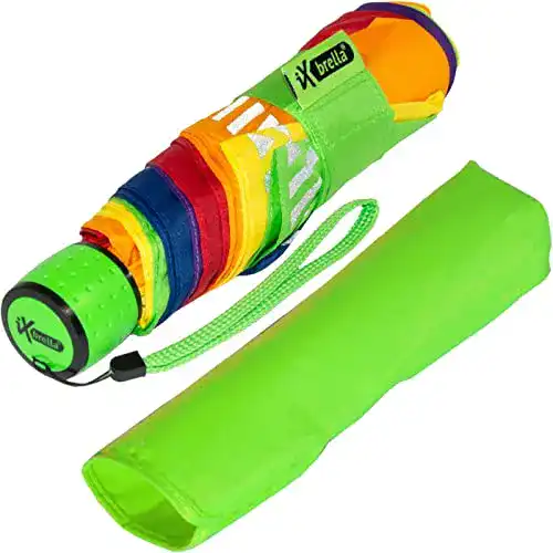 Kinder-Regenschirm iX-brella Mini mit Sicherheitsreflexstreifen