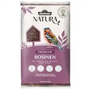 Dehner Natura Premium Vogelfutter mit Rosinen für Wildvögel