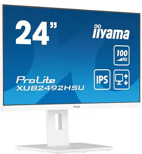Iiyama Prolite XUB2492HSU-W6 24 Zoll Monitor mit IPS-Panel und 100Hz