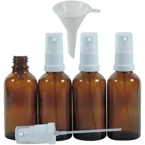 Sprühflasche 50ml Viva Haushaltswaren – 4er Set Apotheker-Sprühflaschen