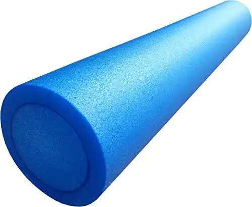 Pilates Rolle von Mediparts GmbH – Flexi Hartschaumrolle mit Übungsposter
