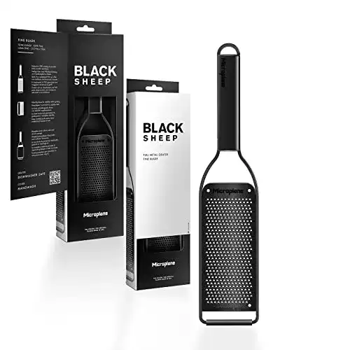 Microplane Küchenreibe Fein Edelstahlklinge für Parmesan und Gewürze