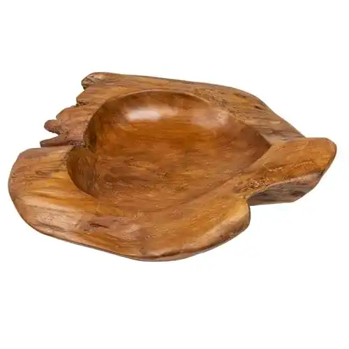Holzschale Invicta Interior Riess-Ambiente aus massiven Teakholz