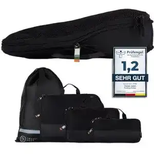 Travel Dude Packwürfel Set mit Kompression für effiziente Reiseorganisation