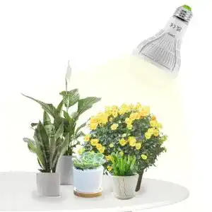 Pflanzenlampe E27 Sansi LED Vollspektrum 15W Grow Light für Pflanzenwachstum
