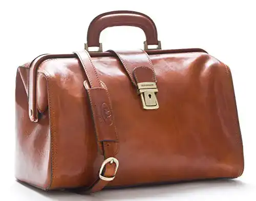 Arzttasche DD Firenze Leder Doktortasche D&D0205 Made in Italy