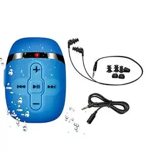 Wasserdichter MP3-Player für Sport mit HiFi Sound und Unterwasser-Kopfhörern