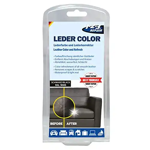 Lederfarbe 1-2-3 Repair für Ledercouches, Färbemittel für Leder
