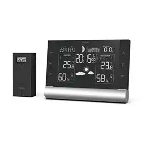Hama Wetterstation mit Außensensor und Wettervorhersage