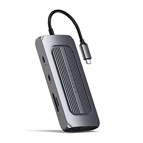 Satechi 9-in-1 USB-C Hub Adapter mit HDMI, USB-A, Ethernet und PD Ladefunktion
