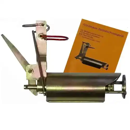 Wühlmausfalle Göbel mit Rieselschutz und Lockstoff