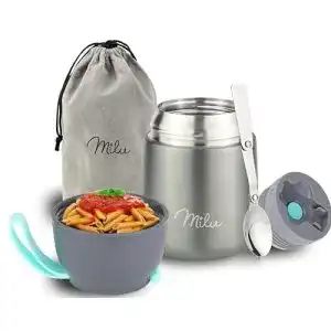 Thermobehälter aus Edelstahl Milu für Essen 450ml