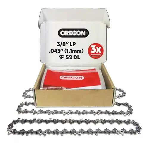 Oregon Sägekette 3er-Pack 35 cm 3/8″ LP für verschiedene Modelle