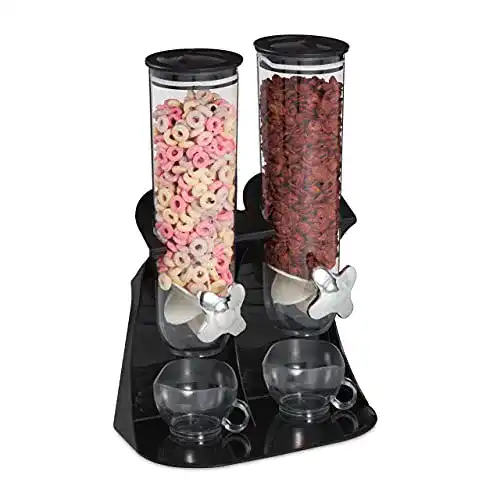 Müslispender Relaxdays doppelt für Müsli und Snacks