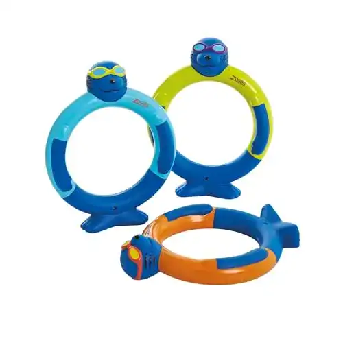 Zoggs Dive Rings Tauchringe für Kinder im 3er-Pack