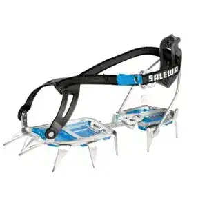 Steigeisen Salewa Unisex Alpinist Combi in Steel/Blue, Einheitsgröße
