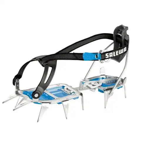 Steigeisen Salewa Unisex Alpinist Combi in Steel/Blue, Einheitsgröße