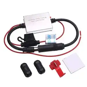Autoradio Antennenverstärker Asudaro für 12-24 V Fahrzeuge