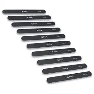Nagelfeile K-Pro Sandblattfeile Set 100/180 gerade mit 10 Stück