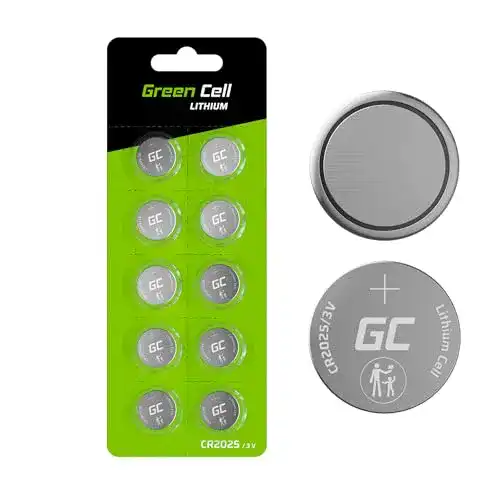 CR Green Cell 2025 Lithium Batterie 3V 10er Pack Knopfzellen