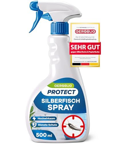 Silberfischspray Gerobug 500 ml – Effektive Lösung gegen Silberfische