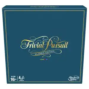 Trivial Pursuit Brettspiel von Hasbro Gaming mit klassischem Spielplan