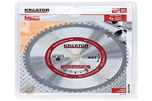 Kreissägeblatt 254 x 30 mm Kreator KRT020505