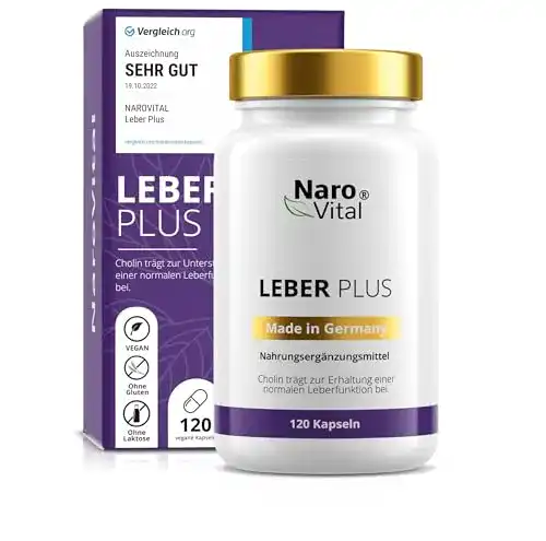 NaroVital Leberkur mit Mariendistel Kapseln für die Leberfunktion