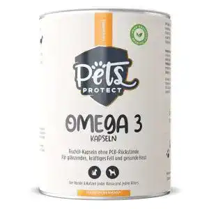 Hunde-Ergänzungsfutter Pets Protect Omega-3 Kapseln