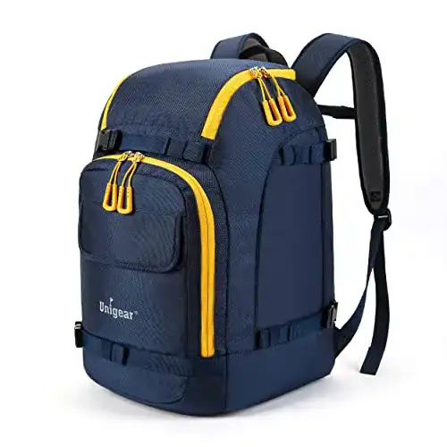 Skirucksack Unigear mit Helmfach und Rucksackgurten