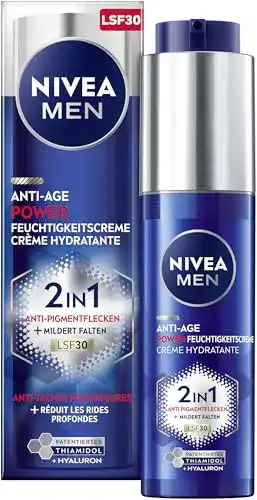Nivea Men Anti-Aging Feuchtigkeitscreme mit LSF 30, 50 ml