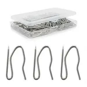 Gardinenhaken The Bead Shop Metall Stifthaken im 50er Pack