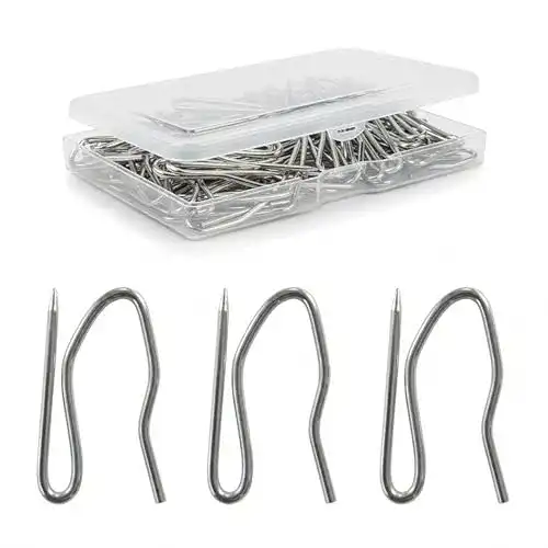 Gardinenhaken The Bead Shop Metall Stifthaken im 50er Pack