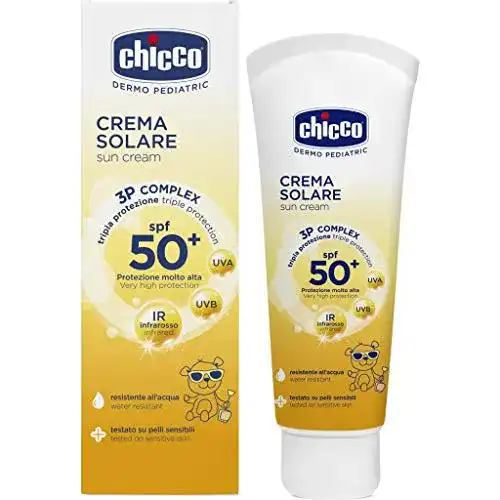 Sonnencreme Chicco LSF 50+ für Kinder, wasserfest, ab 0 Monaten