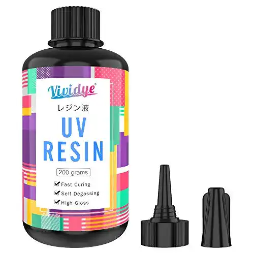 Epoxidharz Kleber Vividye UV Harz 200g klar und vielseitig einsetzbar