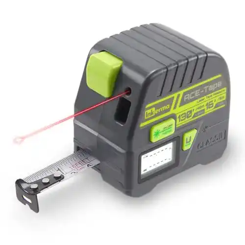 Inkerma 2-in-1 Laser Maßband 130Ft/40m und 16Ft/5m