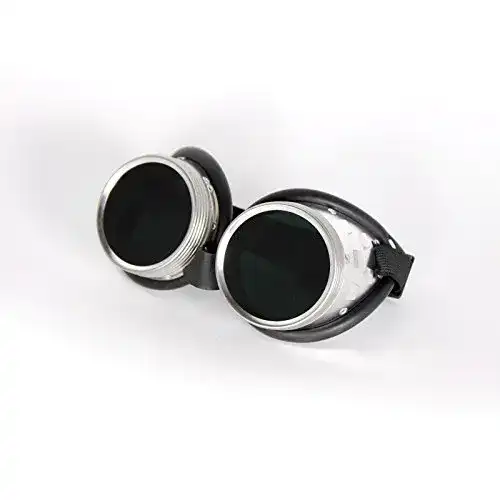 Schweißschutzbrille GSF Schraubringbrille mit Grünglas Filterstufe 5