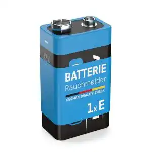 9V Lithium-Batterie Ansmann für Rauchmelder und Alarmsysteme