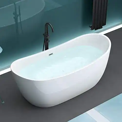 Freistehende Badewanne Mai & Mai 180×80 cm Oval aus Sanitäracryl