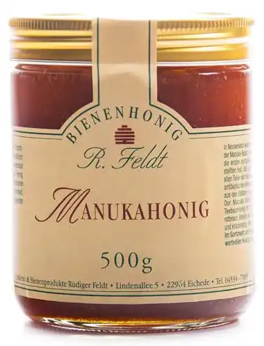 Manuka Honig aus Neuseeland, dunkelgolden, 500g