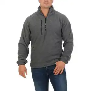 Fleecepullover für Herren in Anthrazit von Mivaro, Größe XL