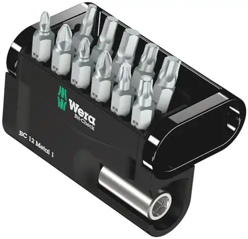 Wera 05057424001 Bit-Check Metal 1, 12-teiliges Set