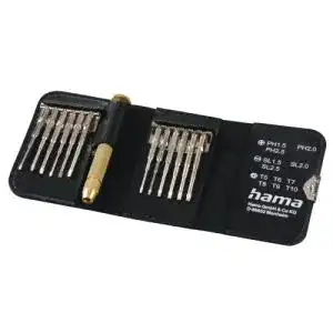iPhone Reparaturset von Hama – Feinmechaniker Schraubendreher Set Mini