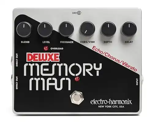 Delay-Pedal Electro Harmonix Deluxe Memory Man für Musiker